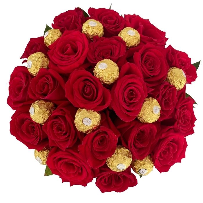 AMOR REAL- Rosas y Bombones Ferrero Rocher