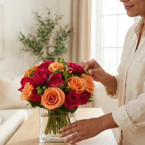 AMOR PROFUNDO – Ramillete de Rosas con Hypericus LatamB