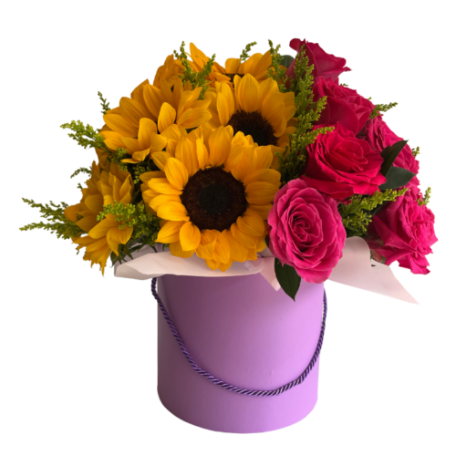 Bloomance - Ramo de Rosa y Girasoles LatamB