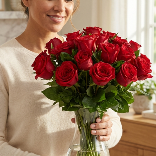 Ramo de Rosas Unicolor - Entrega flores LatamB