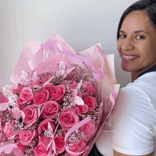 Special Bouquets - Bouquet de Rosas y Mariposas LatamB