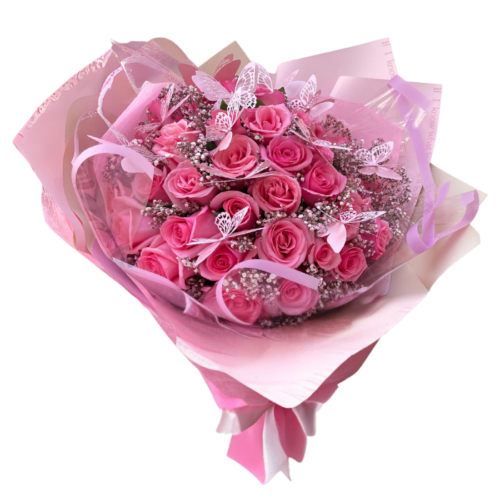 Special Bouquets - Bouquet de Rosas y Mariposas LatamB